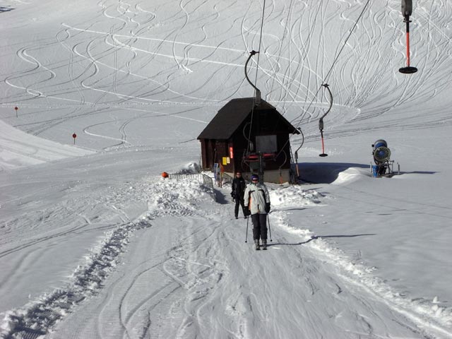 Marion und Daniela am Wetterinlift