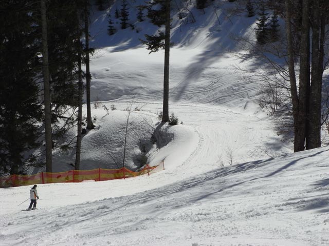 Daniela auf der Brachkogelabfahrt