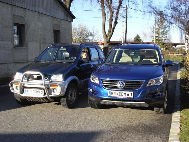 Mamas Daihatsu Terios und VW Tiguan (12. M&auml;rz)