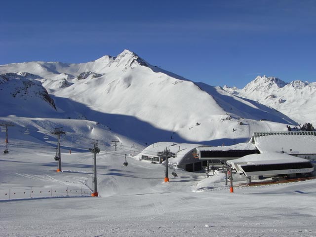 Talstation der Idjochbahn und Flimjochbahn (9. Apr.)