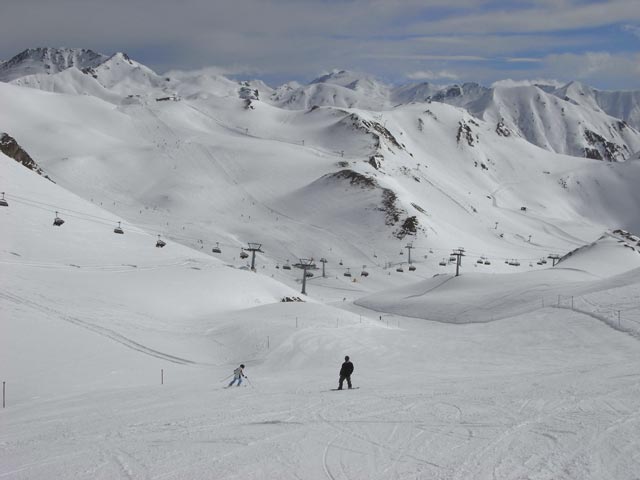 Mama und Markus auf der Piste 70 (10. Apr.)