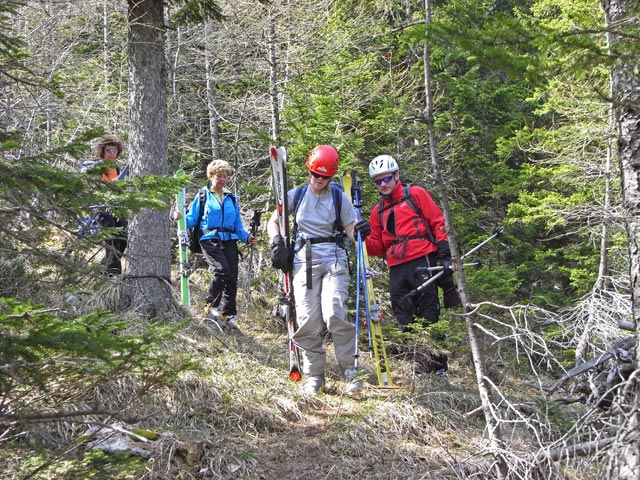Daniela und Andreas unterhalb der Breiten Ries