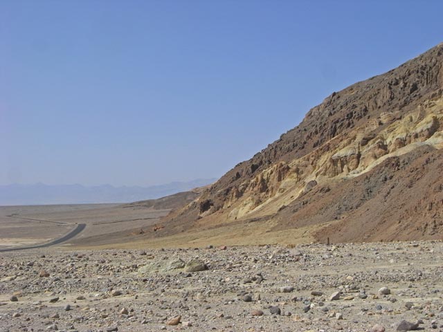beim Golden Canyon im Death Valley National Park (4. Mai)