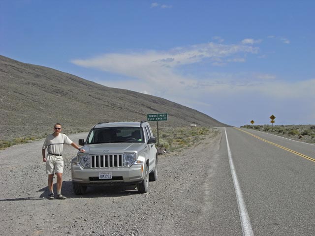 Ich am Towne Pass, 1.511 m (5. Mai)