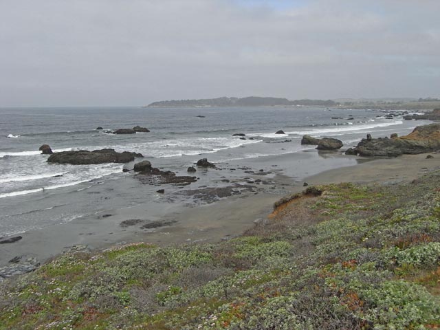 Pazifikk&uuml;ste in der San Simeon Bay (8. Mai)