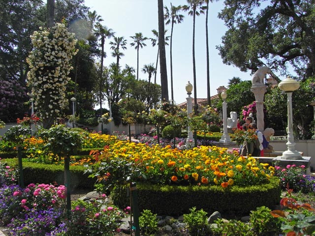 G&auml;rten des Hearst Castles (8. Mai)