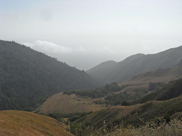 Pazifikk&uuml;ste von der Nacimiento Fergusson Road aus (8. Mai)