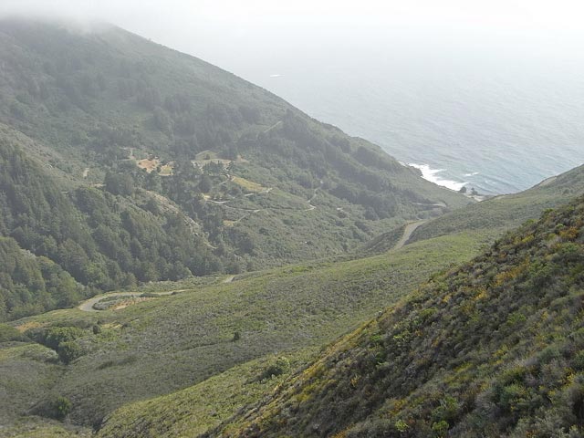 Pazifikk&uuml;ste von der Nacimiento Fergusson Road aus (8. Mai)