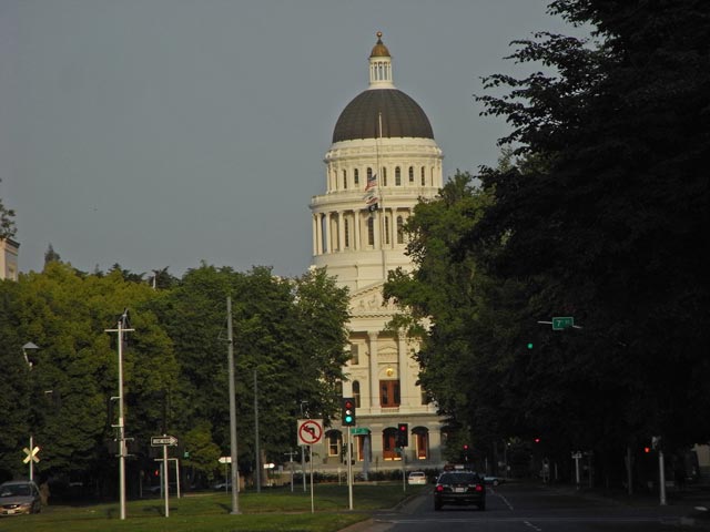Capitol von Kalifornien in Sacramento (9. Mai)