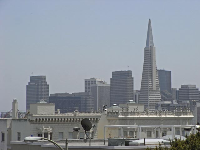 Transamerica Pyramid in San Francisco (10. Mai)
