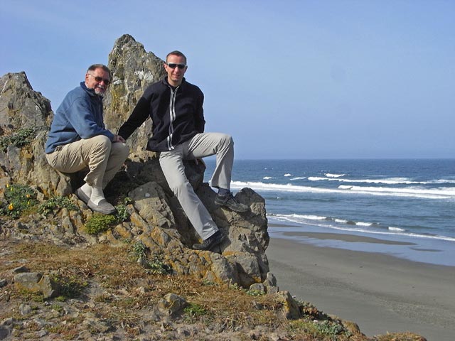 Papa und ich an der Pazifikk&uuml;ste (11. Mai)