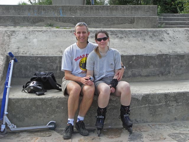 Ich und Daniela am s&uuml;d&ouml;stlichen Ende