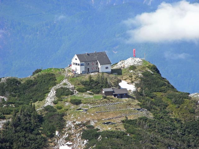 Traunsteinh&uuml;tte von der Gmundner H&uuml;tte aus (25. Mai)