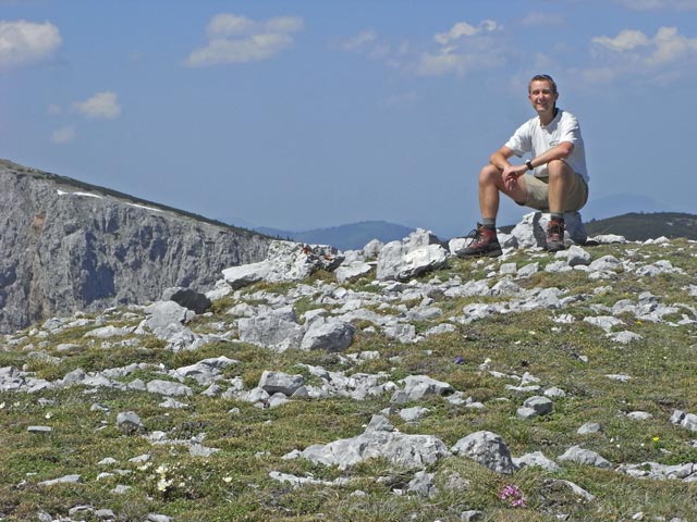 Ich am Wei&szlig;kogel, 1.765 m
