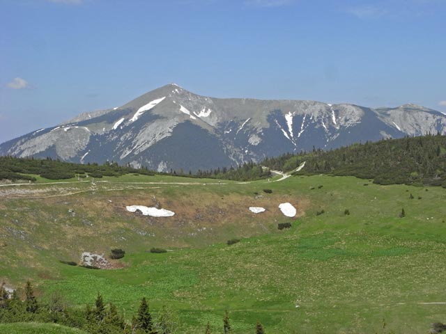 Schneeberg vom Otto-Haus aus