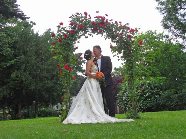 Monika und Robert im Schloss Hunyadi