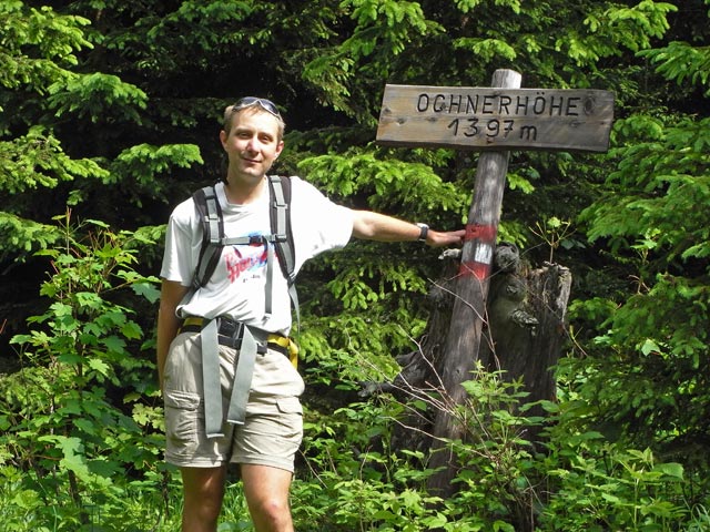 Ich auf der Ochnerh&ouml;he, 1.403 m