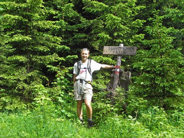 Ich auf der Ochnerh&ouml;he, 1.403 m