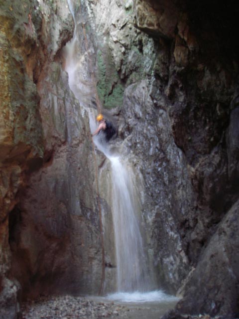 Axel im Torrente Baes