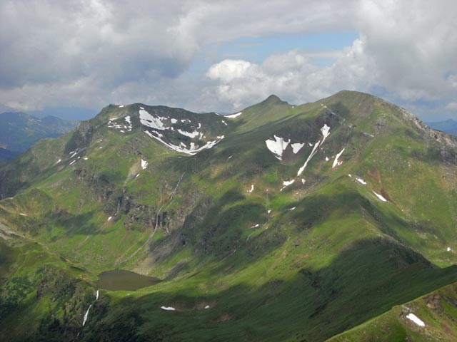 Eiskarspitz und Hohenwart vom Gro&szlig;hansl aus (28. Juni)