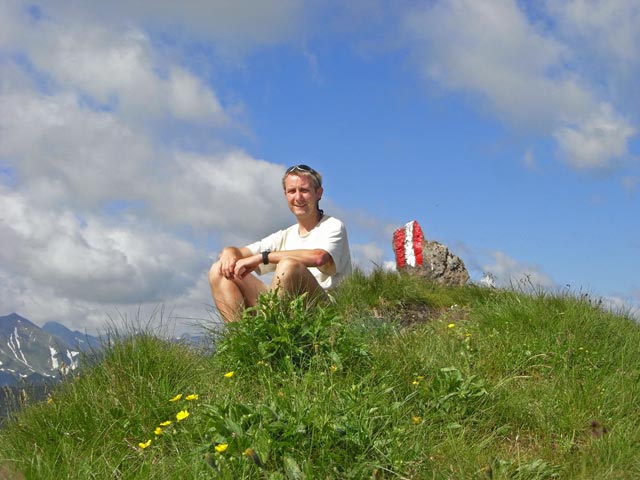 Ich am Schrattnerkogel, 2.104 m (29. Juni)