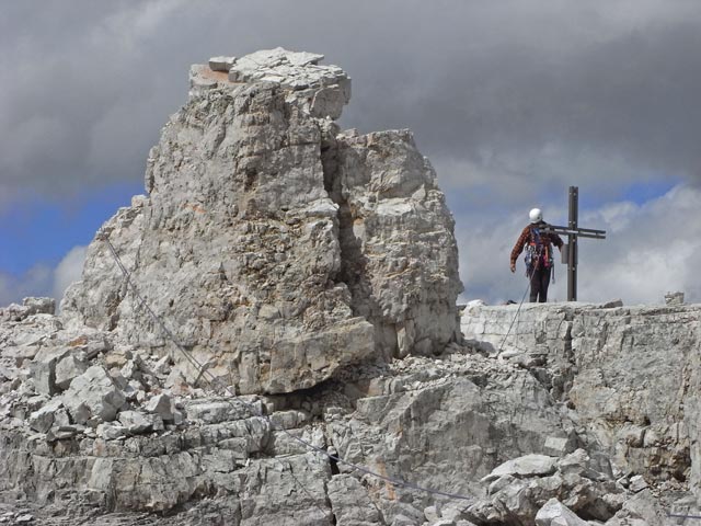 Josef auf der Westlichen Zinne, 2.973 m (9. Juli)