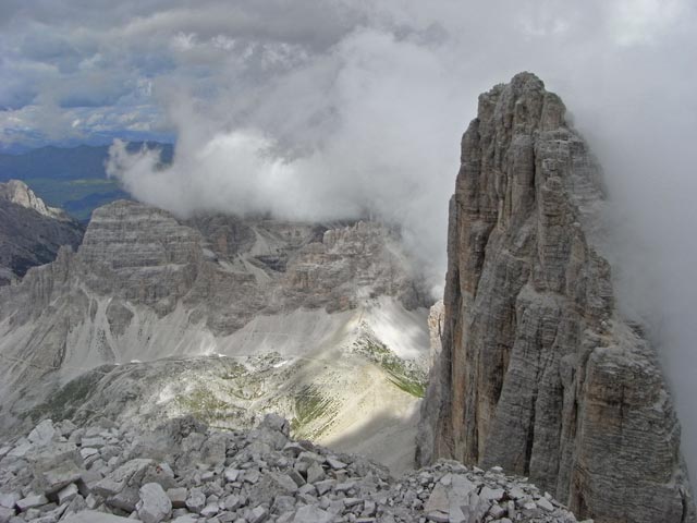 Gro&szlig;e Zinne von der Westlichen Zinne aus (9. Juli)