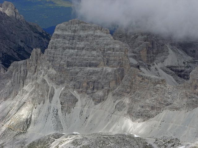 Paternkofel von der Westlichen Zinne aus (9. Juli)