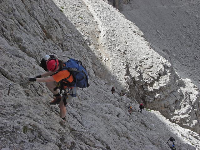 Via Ferrata Giovanni Lipella: Erich, Daniela und Andreas