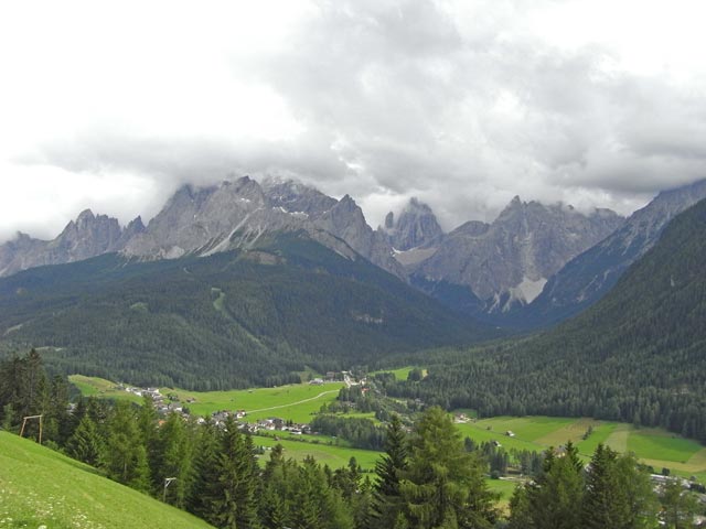 Sextener Dolomiten von Mitterberg aus (21. Juli)