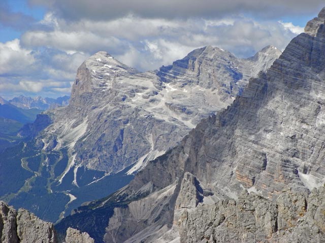 Tofana von der Via Ferrata Merlone aus