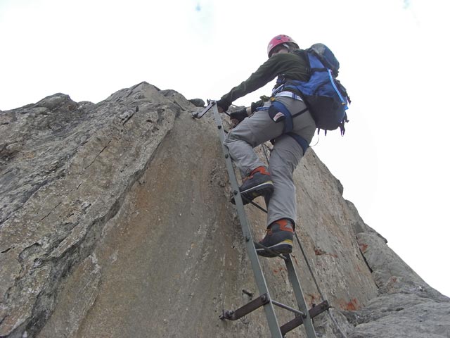 Rote Säule-Klettersteig: Daniela (24. Juli)