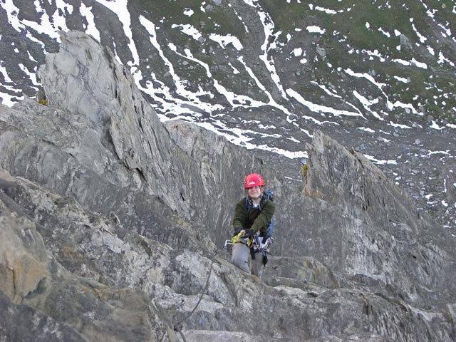Rote Säule-Klettersteig: Daniela (24. Juli)