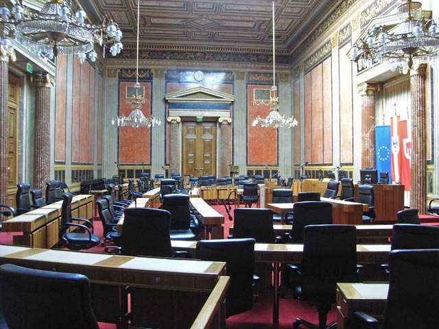 Sitzungssaal des Bundesrates