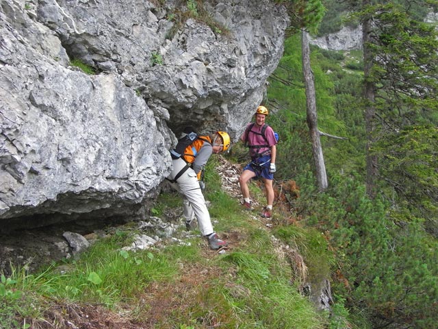 Annemarie und Erich zwischen Siega-Klettersteig und Silberkarh&uuml;tte