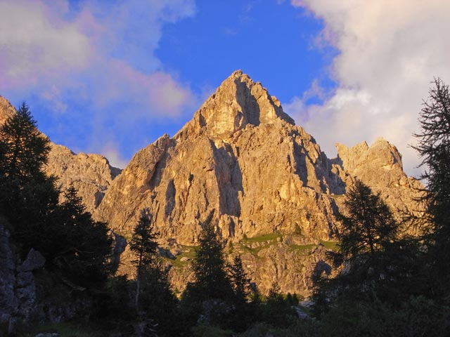 Cima Corona vom Ristorante Col Verde aus