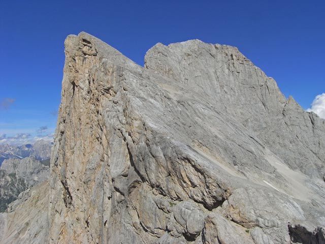 Picol Vernel und Gran Vernel von der Via Ferrata della Marmolada aus