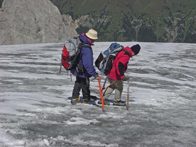 zwischen Punta Penia und Ghiacciaio della Marmolada