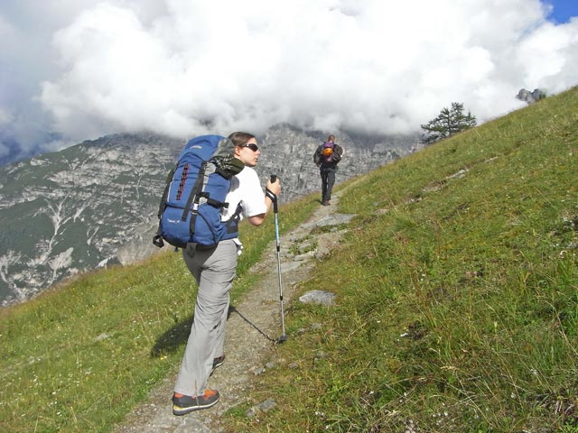 Daniela und Erich zwischen Herzebenwald und Elferh&uuml;tte (16. Aug.)