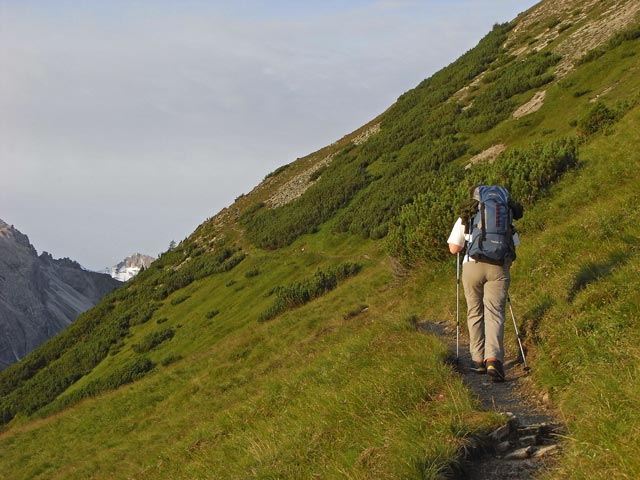 Daniela zwischen Elferh&uuml;tte und Zw&ouml;lfernieder (17. Aug.)