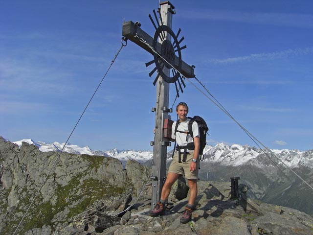 Ich auf der Zw&ouml;lferspitze Nordostgipfel (17. Aug.)