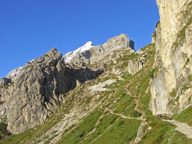 Weg 556 zwischen Casera di Pioda und Rifugio Adolfo Sonino al Coldai
