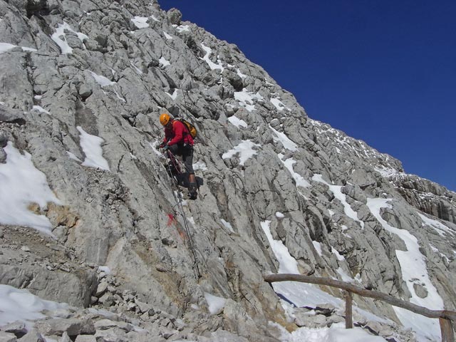 Axel zwischen Civetta und Rifugio M. Vittoria Torrani
