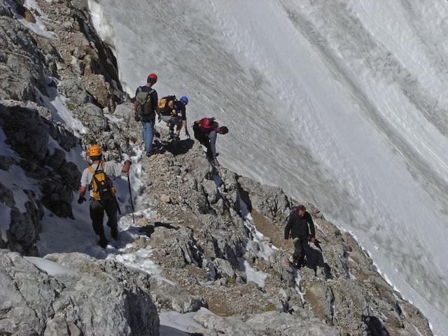 Axel zwischen Rifugio M. Vittoria Torrani und Passo del Tenente