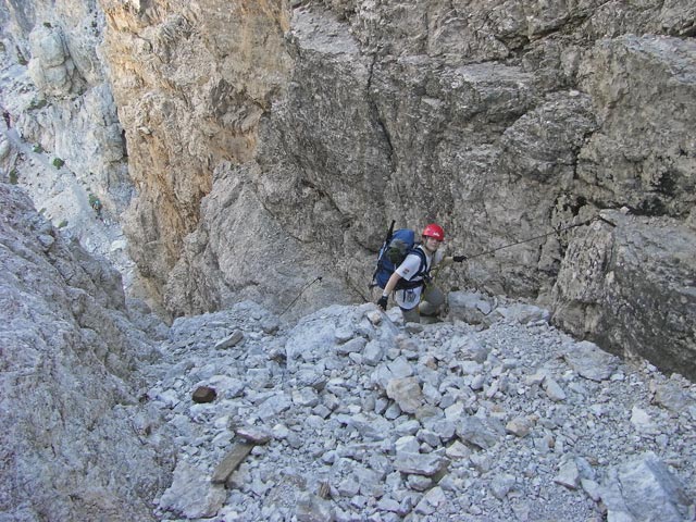 Via Ferrata Renè de Pol: Daniela (30. Aug.)