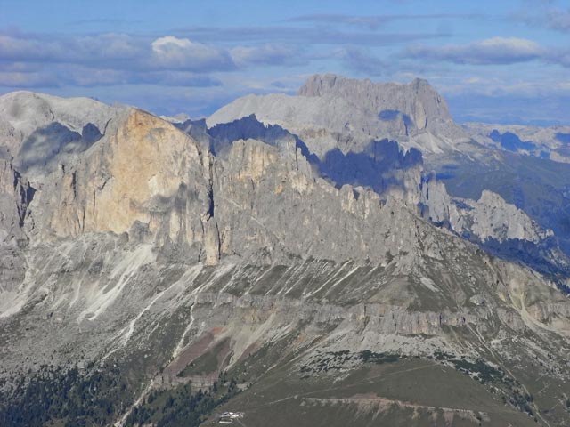 Rotwand von der Latemarspitze aus