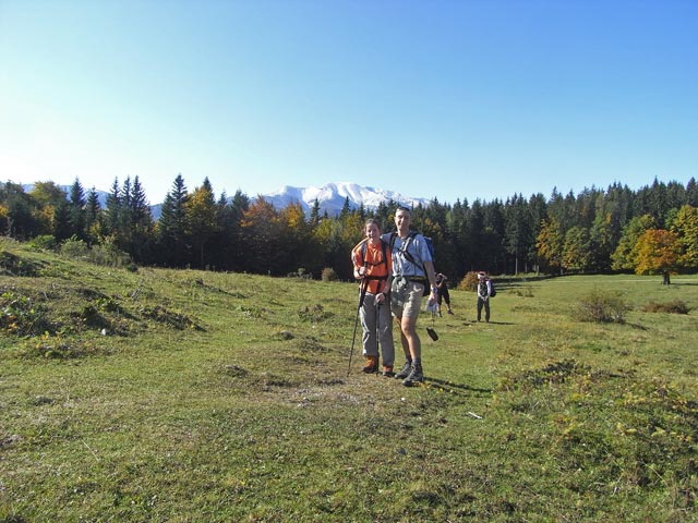 Daniela, ich, Gudrun und Christoph auf der B&uuml;rgeralpe