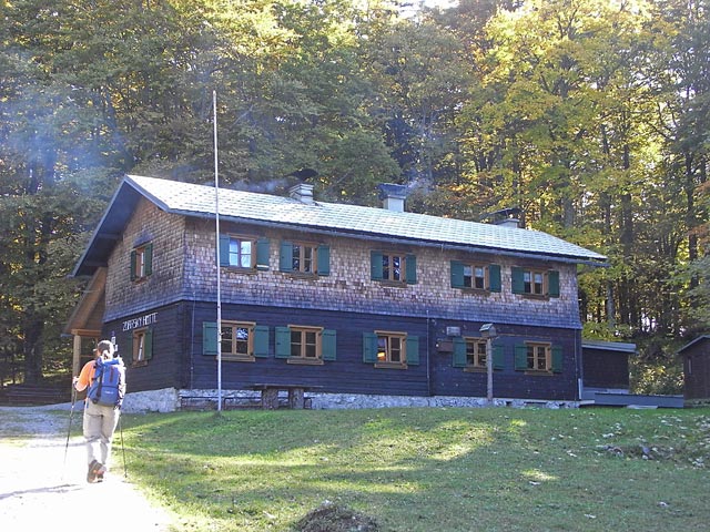 Daniela bei der Zdarskyh&uuml;tte, 1.082 m