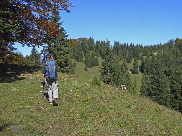 Norbert und Daniela zwischen Linsberg und Stadelberg