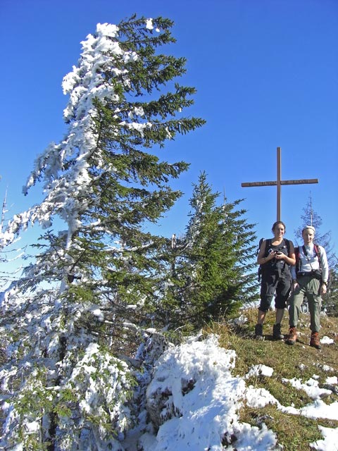 Gudrun und Christoph am Türnitzer Höger, 1.378 m